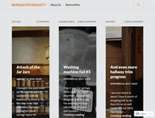 Tablet Screenshot of bungalowinsanity.com